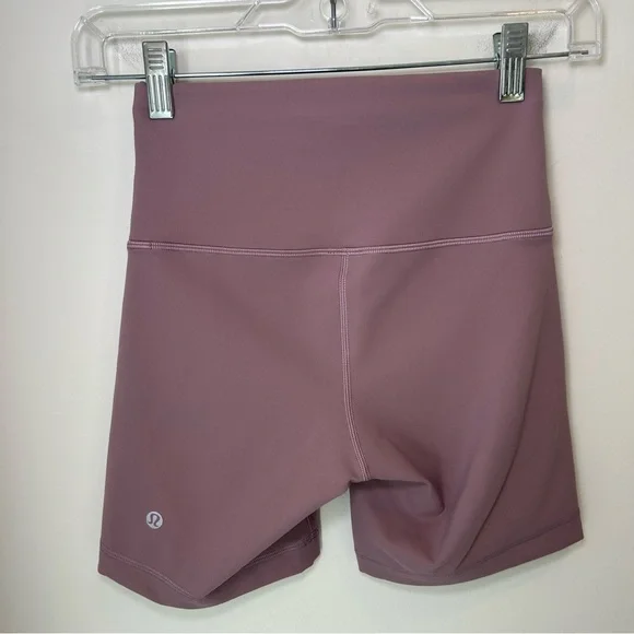 Lululemon Wunder Train High-Rise Short 6" Lavender Lux Size 4 - Picture 5 of 9